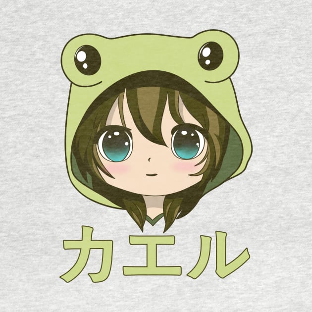 Kawaii Frog Girl Anime by gogo-jr